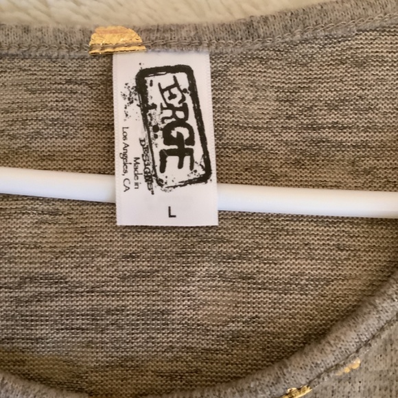 Erge Sweater in Girl’s size Large. Brown and gold - Picture 2 of 3